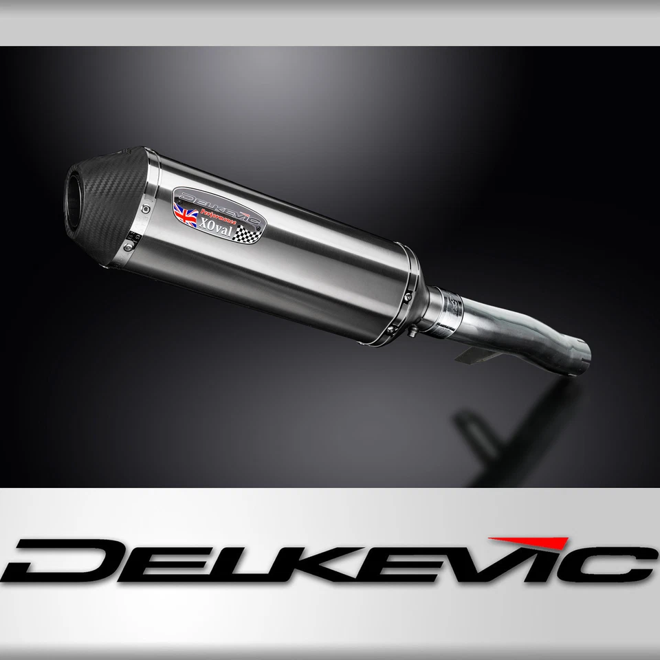 本田 CB1100A 2013-2014 Delkevic Slip On 13.5 英寸 X-Oval 不锈钢排气消声器  — 第 1/4 张图片