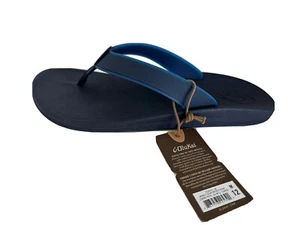 Olukai Mens Koko'o Moonlit Ocean Moonlit Ocean Navy Blue US 12 Flip Flops Sandal - Picture 1 of 7