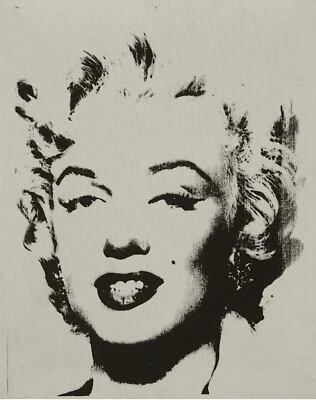 NEW Andy Warhol Marilyn Munroe Head Poster, Print Canvas White - Image 1 of 4