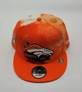 New Era 9Fifty NFL Denver Broncos AFC Tinte Farbdruckknopflasche Mütze - Bild 1 von 5