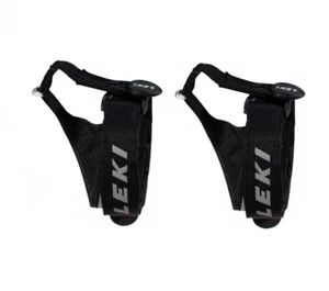 LEKI TRIGGER S POWER STRAP S/M/L - M/L/XL For Alpine Ski Sticks Black Gray - Picture 1 of 4