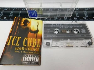 Ice Cube Cassette War & Peace Volume 1 I War Disc Audio Tape P4-50700 C18-3 - Picture 1 of 3