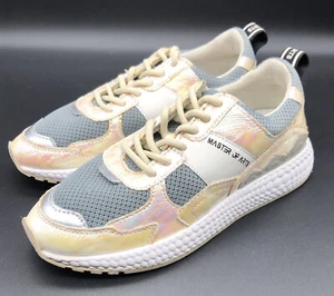MOA Master of Arts Sneakers Comfort Shoes Gray Tan Iridescent Women Sz 6 Italy - Bild 1 von 11