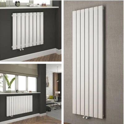 Design Paneel Heizkörper Flachheizkörper Wandheizkörper Vertikal/Horizontal Weiß - Bild 1 von 4
