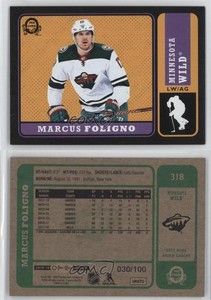 2018-19 O-Pee-Chee Retro Black /100 Marcus Foligno #318