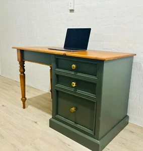 Professionally Refurbished Home Office Desk - Solid Timber - Picture 1 of 3