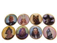 Porcelain Plates: The Wizard of OZ 1989 Portrait Plates: Complete Set Of 8 