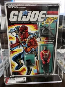 1988 GI JOE Astro Viper Series 7 34-Back AFA 80 - Picture 1 of 4