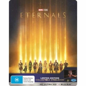 ETERNALS 4K / BLU-RAY STEELBOOK, BRAND NEW & SEALED, 020222, FREE POST - Picture 1 of 1