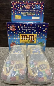 1999 Racing Champions 2-Car Set 1/24 Ernie Irvan M&M’s 24K Gold NASCAR Diecast - Picture 1 of 4