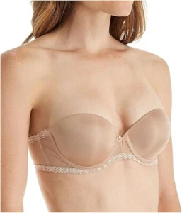 b.tempt'd Wacoal Women's Faithfully Yours Strapless Bra - Au Natural - Size 36C - Picture 1 of 7