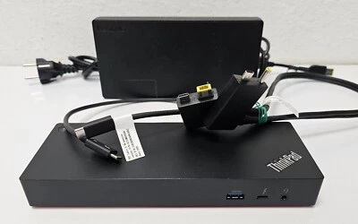 LENOVO 40AN ThinkPad Thunderbolt 3 Workstation USB-C Dock 65 + 230 Watt Netzteil - Bild 1 von 4