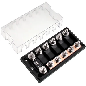 6-Way AMG Mega Fuse Holder 12/48V DC High Current Box for Ships, 6 way  - Bild 1 von 5