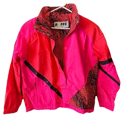 Chaqueta Pullover Vintage Años 90 Roffe Skiwear Sunpark by Burlington Neón Talla M EE. UU. Foto 1 de 4