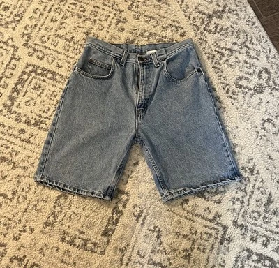 Vtg Faded Glory Shorts Mens 30 Blue Demin Made in USA Light Wash Jorts - Image 1 of 4