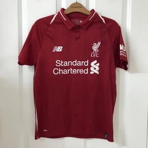 Liverpool FC 2018/19 Home Shirt Large Boys New Balance Red Jersey Original - Picture 1 of 8