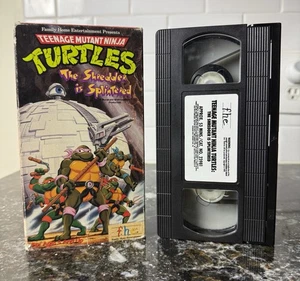 VINTAGE Teenage Mutant Ninja Turtles The Shredder Is Splintered (VHS, 1987) TMNT - Picture 1 of 5