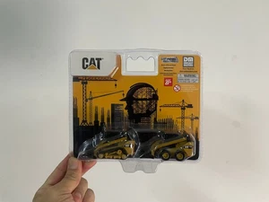 Cat 272D2 Skid Steer Loader & 297D2 Multi Terrain Loader 1/64 Metal Toy 84647CS - Picture 1 of 2