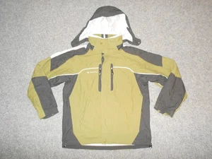 COLUMBIA OMNI-SHIELD VINTAGE GIACCA FODERATA UOMO VERDE MEDIO E GRIGIO SCURO K1 - Foto 1 di 4