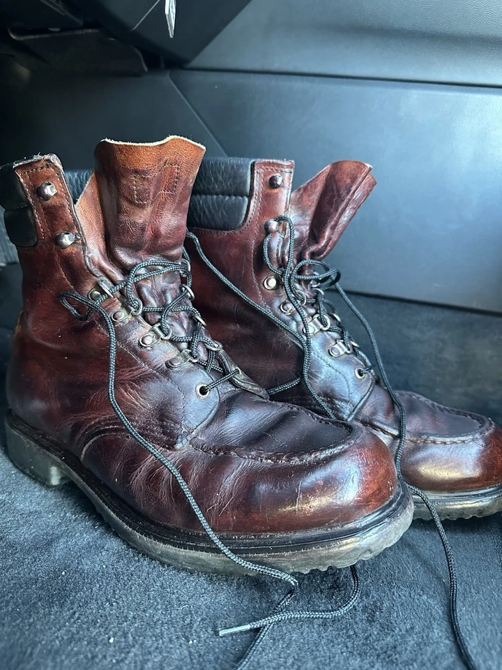 Men’s Redwing Boots Vintage Moc toe Brown Leather CONDITIONED AND READY SZ 9 - Image 1 of 1