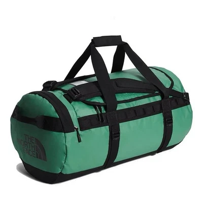 The North Face Base Camp Duffel Bag Medium 71L Deep Grass Green TNF Black New - Image 1 of 4