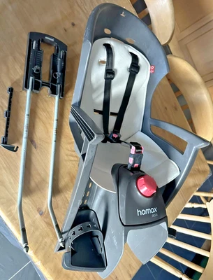 Hamax Siesta child's bike seat, inc: bars, soft seat cover restraint + turn peg! - Image 1 of 4
