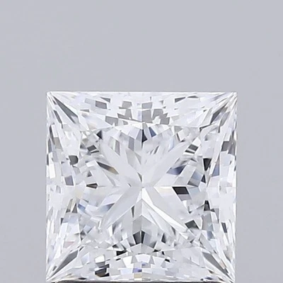 1.00 Carat Princess CVD Lab Grown Diamond E SI1 IGI Certified Loose Excelent Cut - Image 1 of 4