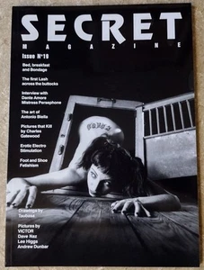 Secret Magazin #19 ALT Fotografie Kunst Mode glänzendes Latex Leder Marquis - Bild 1 von 1