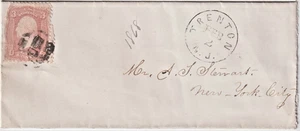 Taglia irregolare bianco env #65 TRENTON NJ fantasia cl cover (k64) - Foto 1 di 2