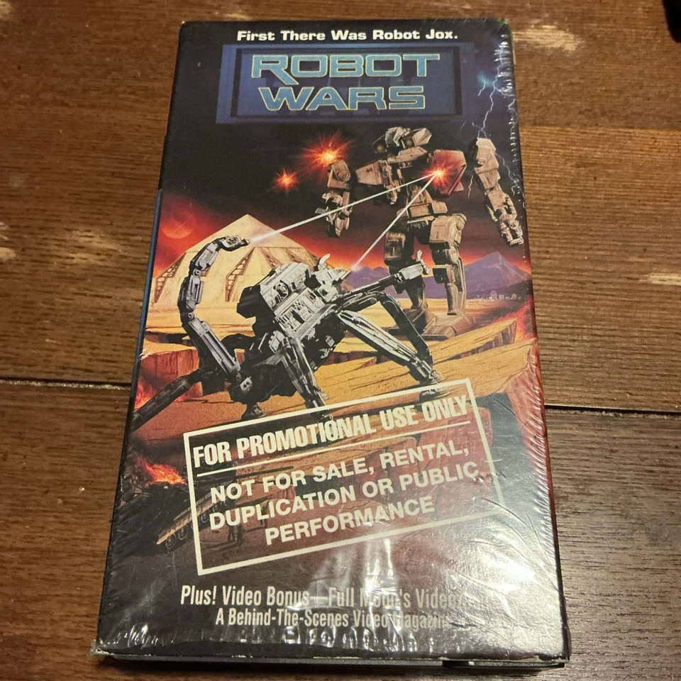 ROBOT WARS (1993) Sealed Promo VHS Full Moon Paramount Futuristic Sci Fi Action - Image 1 of 1
