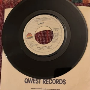 Patti Austin - Baby, Come To Me / Solero 7" Vinyl 45 RPM - Imagen 1 de 3