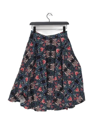 Falda midi Lindy Bop para mujer UK 10 negra 100 % algodón línea A Foto 1 de 4