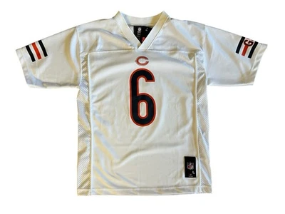 Camiseta de fútbol americano juvenil L (14/16) blanca nueva con etiquetas del equipo de la NFL Chicago Bears Jay Cutler #6 Foto 1 de 4