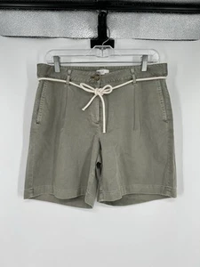 J Jill Jjill Chino-Shorts Seil Gürtel mittlere Leibhöhe 7" 7 Zoll Schrittlänge Größe 8 - Bild 1 von 7