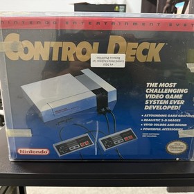 Nintendo NES Control Deck Home Console - Gray SYSTEM IN BOX tested works
