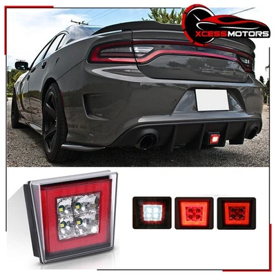 Fits Universal Rear Tail Red LED Third 3RD Brake Lights Square Stop Signal Lamp - Image 1 of 4