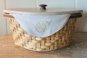 VTG Longaberger 2006 Heartwood Combo Serving Basket signed by Mary Longaberger - Picture 1 of 13