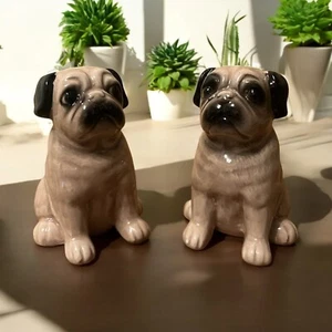 Lesser & Pavey Pug salt and pepper pots new (F02) - Picture 1 of 4