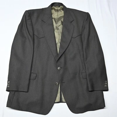 Vtg Warren Sewell 48L Brown Wool Soft Tweed Mens Blazer Jacket Sport Coat - Image 1 of 4