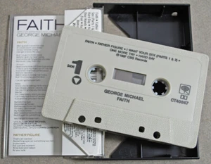 1987 George Michael Faith Cassette Tape 1987 CBS - Imagen 1 de 3