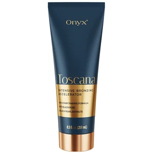 Onyx Toscana Tanning Bed Lotion Accelerator with Bronzing Fast Dark Tan Effect - Picture 1 of 11