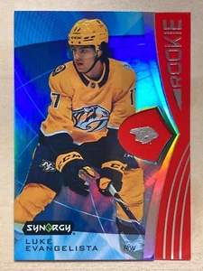 2023-24 Upper Deck Synergy Red Unscratched Bounty Rookie RC Luke Evangelista #85 - Picture 1 of 2