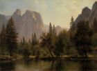 Albert Bierstadt Hand oil painting on canvas,Cathedral Rock  24×36"