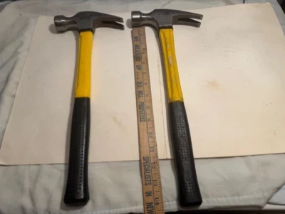 NUEVO - CAJA ABIERTA (2) MARTILLOS PARA MARCO DE FIBRA DE VIDRIO 24 oz - 15 1/2" de largo (en general) Foto 1 de 4