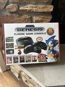 AtGames Sega Genesis Classic Mini Game Console w/ 80 Built-In Games - Picture 1 of 7