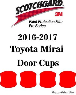 Sujetador transparente 3M Scotchgard película de protección de pintura serie Pro 2016 2017 Toyota Mirai Foto 1 de 3