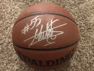 Baloncesto interior/exterior firmado por Dikembe Mutombo certificado de autenticidad Jsa Foto 1 de 4