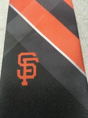 ALAS DE ÁGUILA CORBATA PARA HOMBRE GIGANTES DE SAN FRANCISCO 3,5 X 58 NUEVA CON UN PUNTO Foto 1 de 4