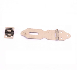 Zinc Plated Safety Hasp and Staple for Gate Door Cabinets Lock Padlock - Picture 1 of 1