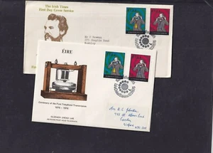 Irlanda 1976 teléfono Alexander Graham Bell elección FDC primer día cubierta  - Imagen 1 de 3